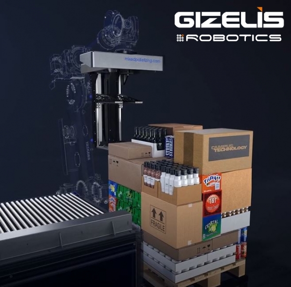 Press Release - Integrated mixed palletizing solutions from Gizelis Robotics